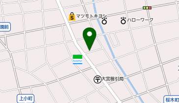 【予約制】akippa [8bc89] 大宮区櫛引町1丁目◎個宅アキッパ駐車場の地図画像