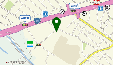 【予約制】akippa 大謝名5-13-5駐車場の地図画像