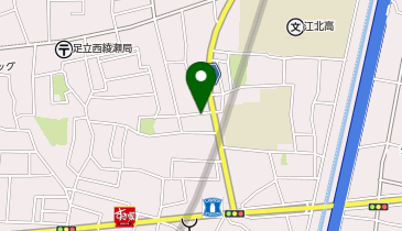 【予約制】akippa 西綾瀬3丁目32-5◯アキッパ駐車場の地図画像