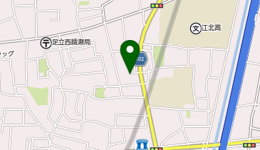 【予約制】akippa [802c7]西綾瀬3丁目33 個宅アキッパ駐車場の地図画像