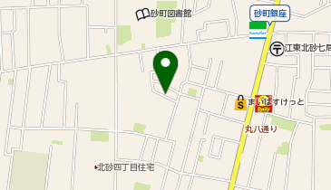 【予約制】akippa [b2103] 北砂4丁目☆個宅アキッパ駐車場の地図画像