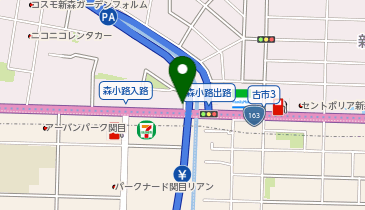 【予約制】akippa 新森1丁目 クローバーハイツ森小路の地図画像