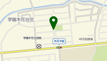 【予約制】akippa 学園木花台北2丁目17-14駐車場の地図画像