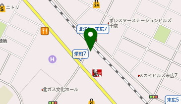 【予約制】akippa クラブイーグル千歳店駐車場【青空駐車場】の地図画像