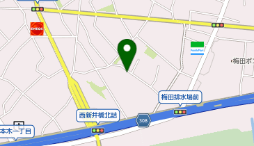 【予約制】akippa [dc09d]関原1丁目◯個宅アキッパ駐車場の地図画像