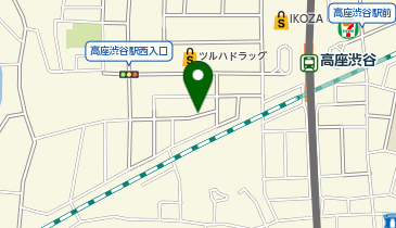 【予約制】akippa 《高座渋谷駅西口徒歩2分》平置き駐車場の地図画像