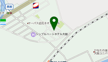 【予約制】akippa 島屋3丁目2-16駐車場の地図画像