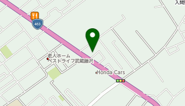 【予約制】akippa 入間市東町5丁目駐車場左の地図画像