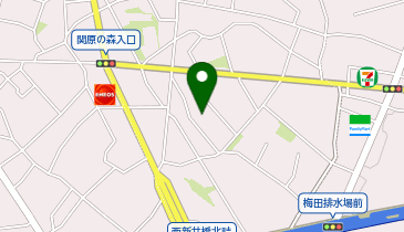 【予約制】akippa [06645]関原1丁目◯個宅アキッパ駐車場の地図画像