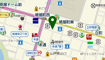 【予約制】akippa 【平日:7:30-21:00】《車両高さ155cmまで》広島トランヴェールビル駐車場 ※ロールーフの地図画像
