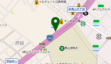【予約制】akippa 営業時間16:00-23:30【日・祝のみ】青山オーバルビル駐車場※無料認証時間制約ありの地図画像