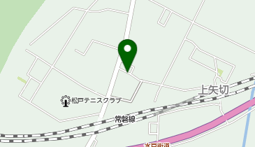 【予約制】akippa 上矢切1406-7☆アキッパ駐車場の地図画像