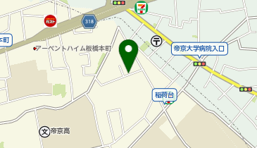 【予約制】akippa 稲荷台3-2 アキッパ駐車場の地図画像