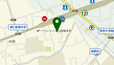 【予約制】akippa [dc828]稲荷台18 個宅アキッパ駐車場の地図画像