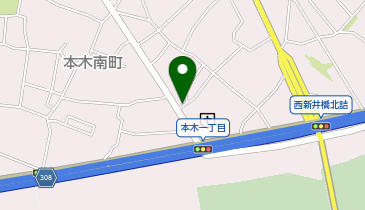 【予約制】akippa 本木1丁目16-7◯アキッパ駐車場の地図画像