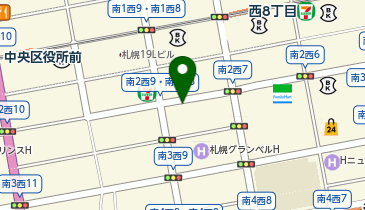 【予約制】akippa 【HR車:高さ198cm以下】ホリデイ・イン&スイーツ札幌大通公園駐車場の地図画像