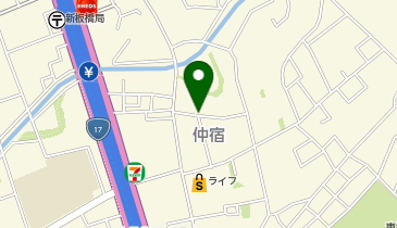 【予約制】akippa 仲宿49-2 アキッパ駐車場の地図画像