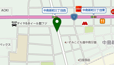 【予約制】akippa 名古屋西中島第1駐車場の地図画像