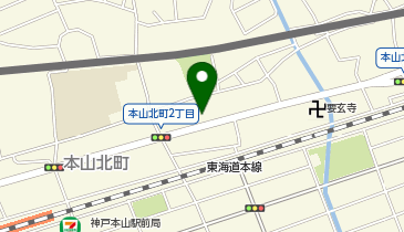 【予約制】akippa JR摂津本山駅/阪急岡本駅 周辺の地図画像