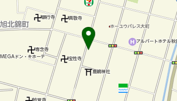 【予約制】akippa 大町5丁目5-34駐車場の地図画像
