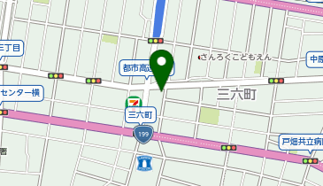 【予約制】akippa 三六町1-13駐車場の地図画像