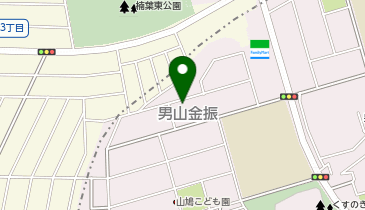 【予約制】akippa 男山金振【屋根付き】個人宅駐車場の地図画像