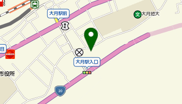 【予約制】akippa 大月みたち駐車場の地図画像