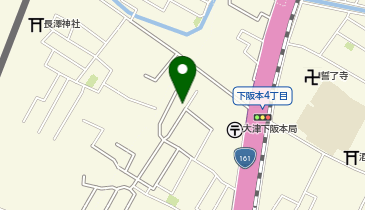 【予約制】akippa 下阪本3丁目駐車場の地図画像