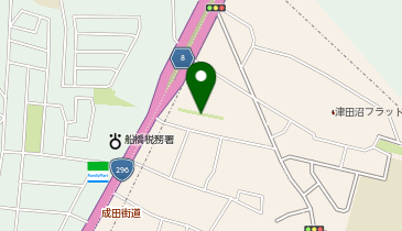 【予約制】akippa 谷津6丁目16-11駐車場の地図画像