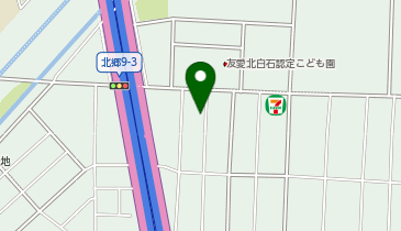 【予約制】akippa 北郷九条たにっこパーキングの地図画像