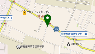 【予約制】akippa 貫井北町5丁目16-10駐車場の地図画像