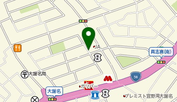 【予約制】akippa 宇地泊1-8-6駐車場の地図画像