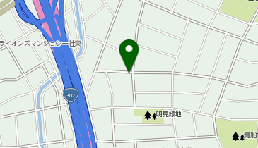 【予約制】akippa 名東区貴船1丁目 個人宅駐車場の地図画像