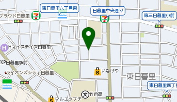 【予約制】akippa 東日暮里5丁目5-1◎アキッパ駐車場の地図画像