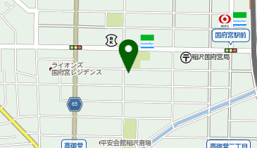 【予約制】akippa 名鉄国府宮駅西駐車場【シ】の地図画像