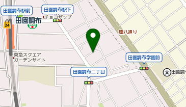 【予約制】akippa 田園調布2-38-11駐車場の地図画像