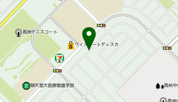 【予約制】akippa 高洲3丁目11 もぐもぐキッチン☆アキッパ駐車場の地図画像