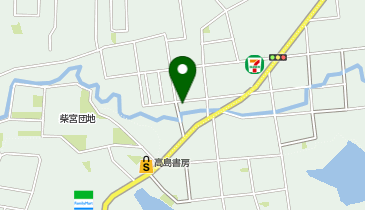 【予約制】akippa 大東銀行柴宮支店北側駐車場の地図画像