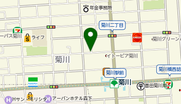 【予約制】akippa 菊川2-21-9◎アキッパ駐車場の地図画像