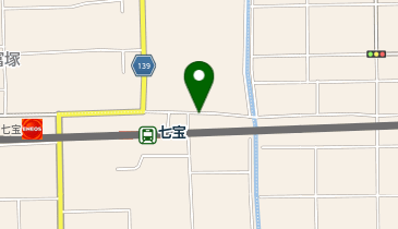 【予約制】akippa 七宝駅前第2駐車場の地図画像