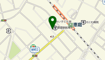 【予約制】akippa 恵庭駅前アパートの地図画像