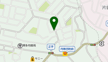 【予約制】akippa 東月隈3-4-12駐車場の地図画像