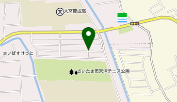 【予約制】akippa 大宮区天沼町1丁目621-201◎アキッパ駐車場の地図画像