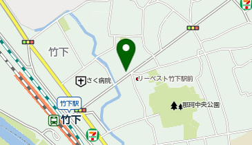【予約制】akippa (軽)竹下駅前駐車場の地図画像