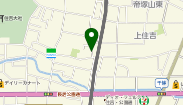 【予約制】akippa レオパレス上住吉駐車場【17236】の地図画像