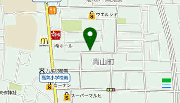 【予約制】akippa レオパレスヴィヴァーチェ青山駐車場【23172】の地図画像