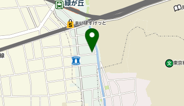 【予約制】akippa 緑が丘3丁目5-5▽アキッパ駐車場の地図画像