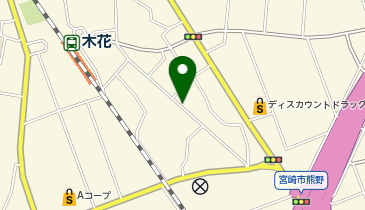【予約制】akippa 宮崎南教会前駐車場の地図画像