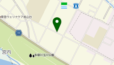 【予約制】akippa 玉堤1丁目12-13▽アキッパ駐車場の地図画像