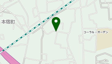 【予約制】akippa 中島邸_本宿町駐車場の地図画像